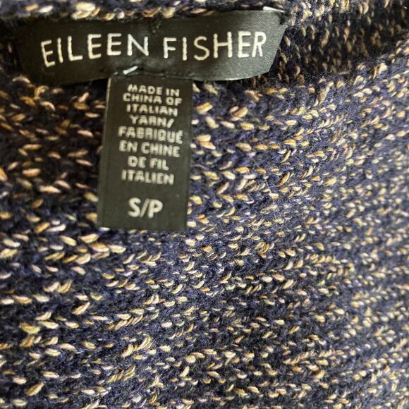 Eileen Fisher Fringe Hem Sweater Womens Small Wool Yarn Blend - Picture 7 of 12